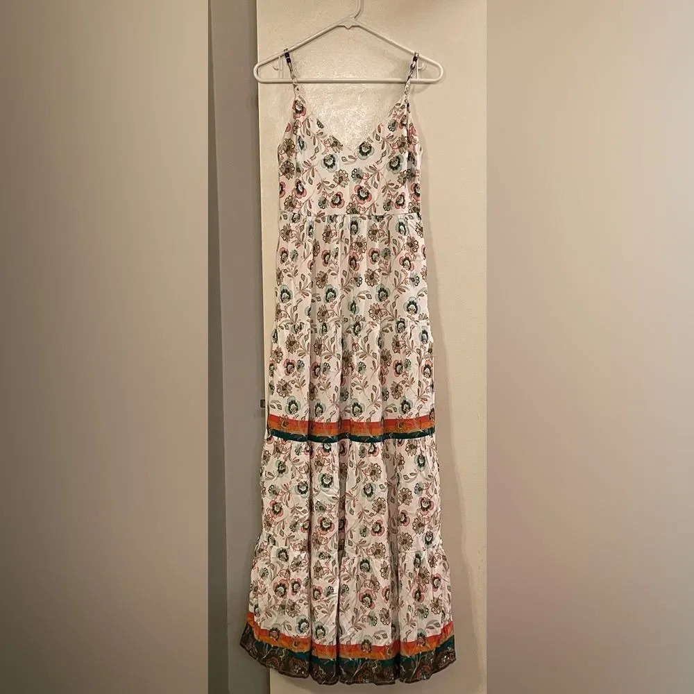 HOUSE OF HARLOW 1960 NWOT Morocco Maxi Dress in‎ Ivory Multi - Picture 4 of 11